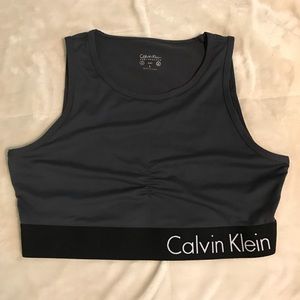 Calvin Klein crop top.